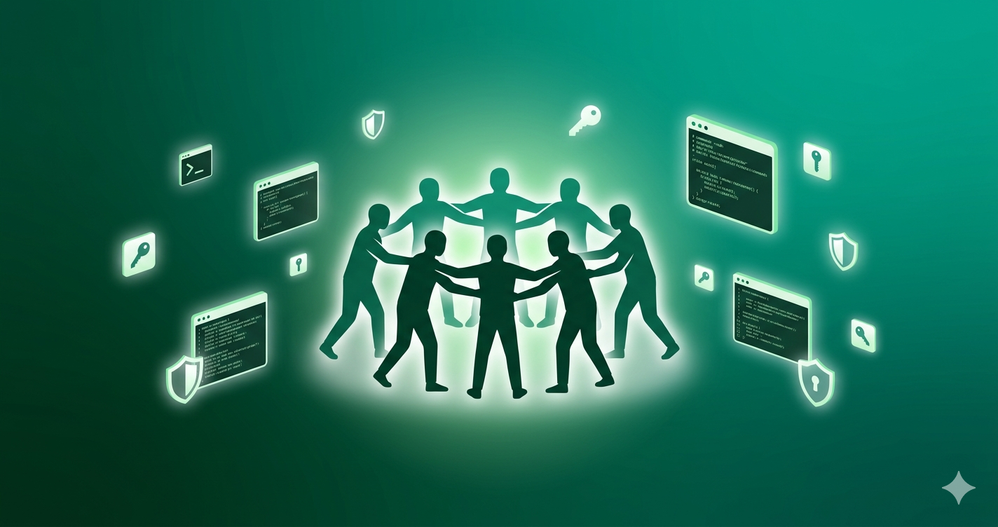 チームでClaude Codeを使って開発するためのお作法を示すビジュアル